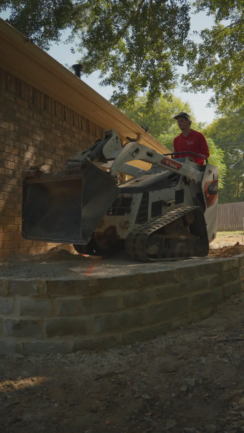 Backfill and grade, White Oak, TX